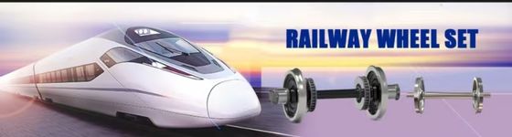خرید مجموعه کامل چرخ‌های ریلی آهنگری شده با ترمز، ایده‌آل در بازار online manufacture