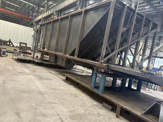 خرید 20-80 m3 capacity railway bogie frame shot blasted to SA 2.5 standard for railway cargo transportation online manufacture