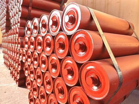 غلتک دو چرخ زنجیری فولادی برای نوار نقاله غلتکی چرخدار نوار نقاله غلتکی درایو