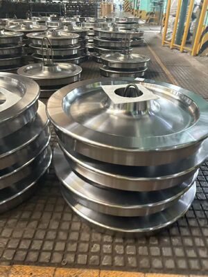 N13262 چرخ های فولادی راه آهن 700-920mm برای سیستم های مترو و راه آهن مسافرتی