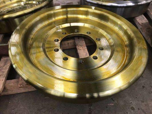 چرخ های قطار هیدرولیک فولادی، چرخ های ریل قطار 500 تن قطر 200 میلی متر ODM