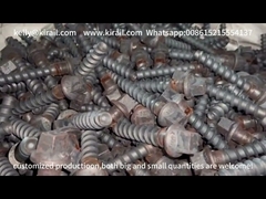 میخ های پیچ های راه آهن